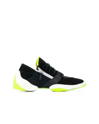 Мужские черно-белые кроссовки от Giuseppe Zanotti Design
