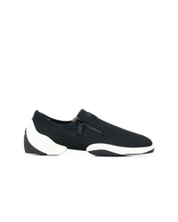 Мужские черно-белые кроссовки от Giuseppe Zanotti Design
