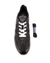 Мужские черно-белые кроссовки от Hogan