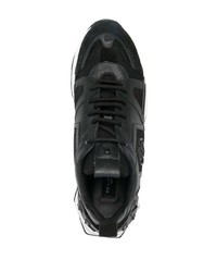 Мужские черно-белые кроссовки от Philipp Plein