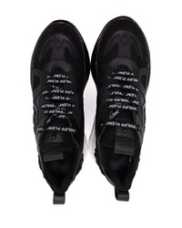 Мужские черно-белые кроссовки от Philipp Plein