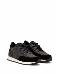 Мужские черно-белые кроссовки от Giuseppe Zanotti