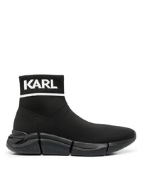 Мужские черно-белые кроссовки от Karl Lagerfeld