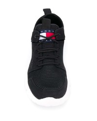 Мужские черно-белые кроссовки от Tommy Jeans