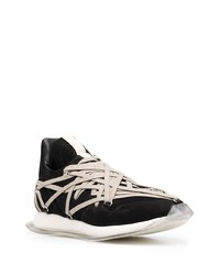 Мужские черно-белые кроссовки от Rick Owens