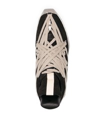 Мужские черно-белые кроссовки от Rick Owens