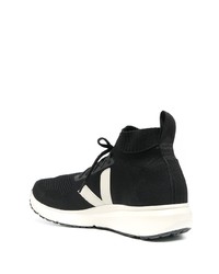 Мужские черно-белые кроссовки от Rick Owens X Veja