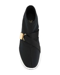 Мужские черно-белые кроссовки от Giuseppe Zanotti Design