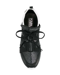 Женские черно-белые кроссовки от Karl Lagerfeld