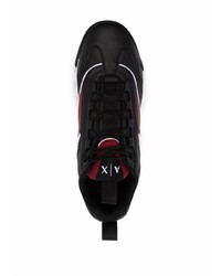 Мужские черно-белые кроссовки от Armani Exchange