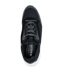 Мужские черно-белые кроссовки от Mallet