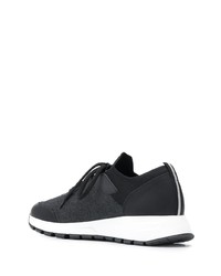 Мужские черно-белые кроссовки от Prada