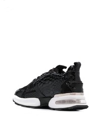 Мужские черно-белые кроссовки от Philipp Plein