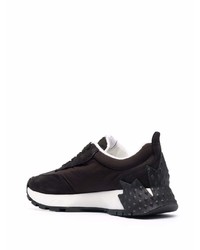 Мужские черно-белые кроссовки от DSQUARED2