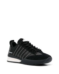 Мужские черно-белые кроссовки от DSQUARED2