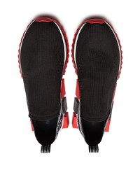 Мужские черно-белые кроссовки от Dolce & Gabbana