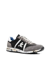 Мужские черно-белые кроссовки от Premiata