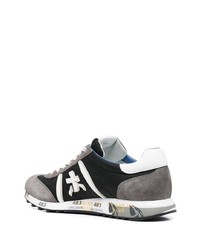 Мужские черно-белые кроссовки от Premiata