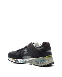 Мужские черно-белые кроссовки от Premiata