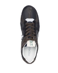 Мужские черно-белые кроссовки от Premiata