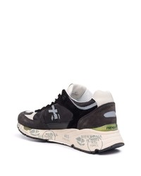 Мужские черно-белые кроссовки от Premiata