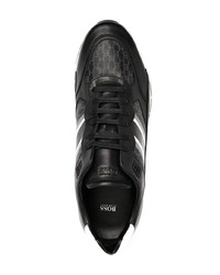 Мужские черно-белые кроссовки от BOSS