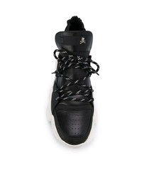 Мужские черно-белые кроссовки от Philipp Plein