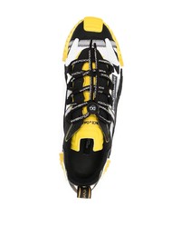 Мужские черно-белые кроссовки от Dolce & Gabbana