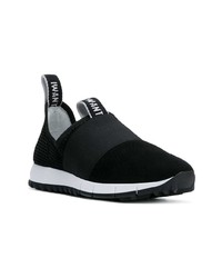 Женские черно-белые кроссовки от Jimmy Choo