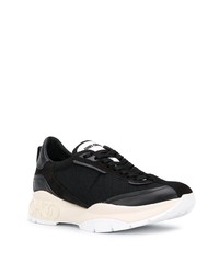 Мужские черно-белые кроссовки от Jimmy Choo