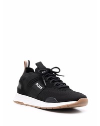 Мужские черно-белые кроссовки от BOSS