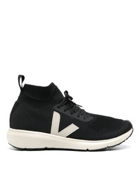 Мужские черно-белые кроссовки от Rick Owens X Veja