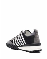 Мужские черно-белые кроссовки от DSQUARED2