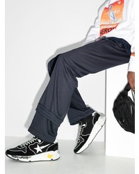 Мужские черно-белые кроссовки от Golden Goose