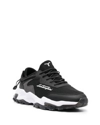 Мужские черно-белые кроссовки от Automobili Lamborghini