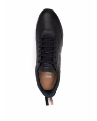 Мужские черно-белые кроссовки от BOSS