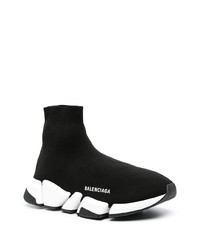 Мужские черно-белые кроссовки от Balenciaga