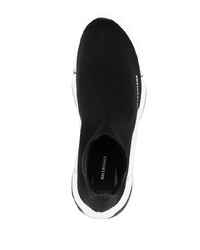 Мужские черно-белые кроссовки от Balenciaga