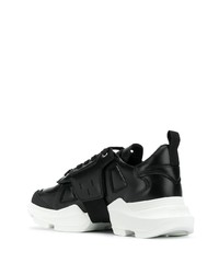 Мужские черно-белые кроссовки от Les Hommes