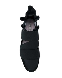 Женские черно-белые кроссовки от Emilio Pucci