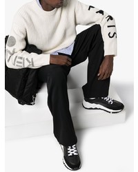 Мужские черно-белые кроссовки от Pierre Hardy