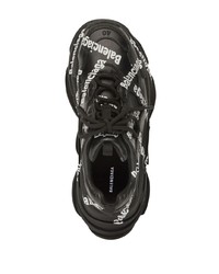 Мужские черно-белые кроссовки от Balenciaga