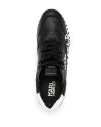 Мужские черно-белые кроссовки от Karl Lagerfeld