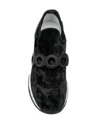 Женские черно-белые кроссовки от Premiata