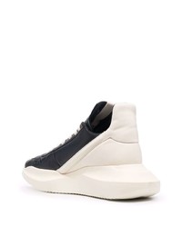 Мужские черно-белые кроссовки от Rick Owens DRKSHDW