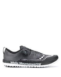 Мужские черно-белые кроссовки от White Mountaineering
