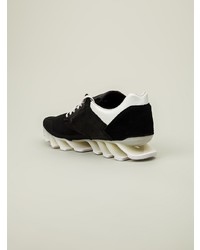 Мужские черно-белые кроссовки от Rick Owens