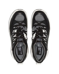 Мужские черно-белые кроссовки от White Mountaineering