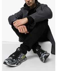Мужские черно-белые кроссовки от Reebok