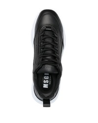 Мужские черно-белые кроссовки от MSGM